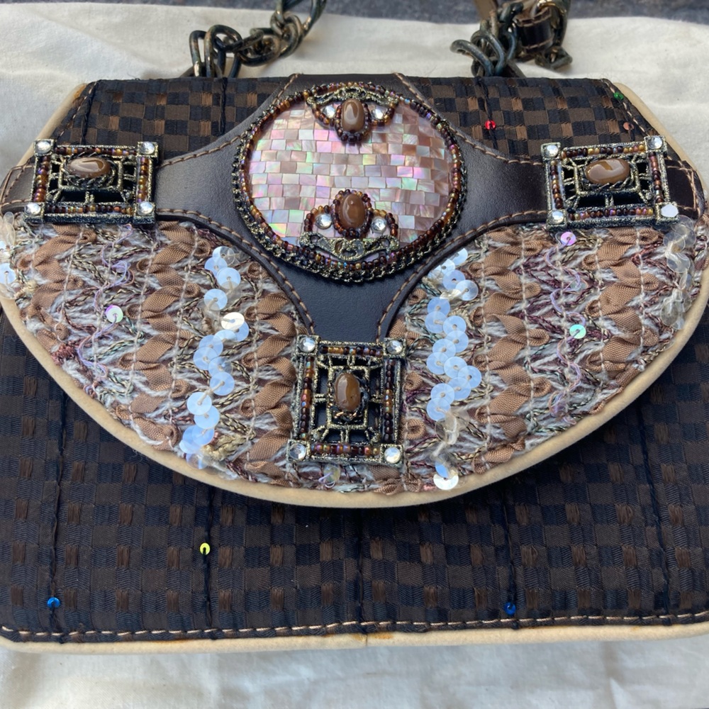 Mary Frances Designer bag. Very unique and in good shape.
